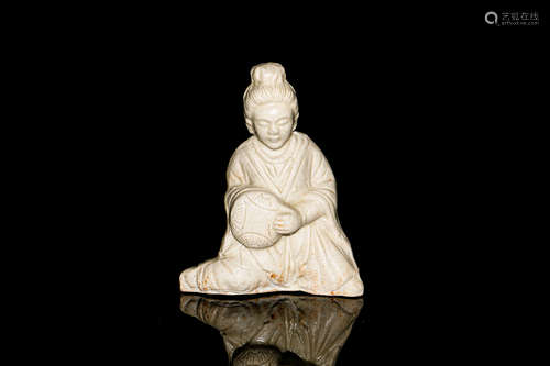 Chinese Ding Yao Porcelain Figurine