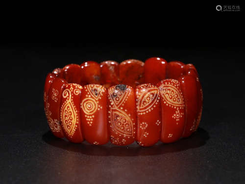 Chinese Amber Bracelet