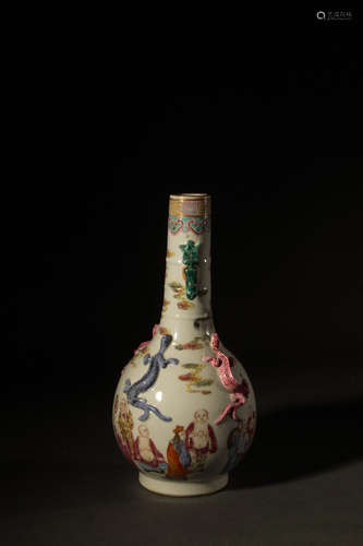 Chinese Famille Rose Porcelain Vase