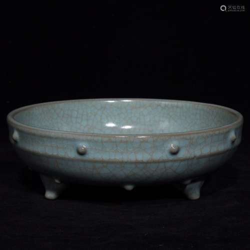 A Chinese Ru Kiln Porcelain Brush Washer