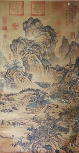 A Chinese Painting Of Landscape, Wang Hui Mark