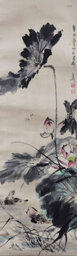 A Chinese Painting Of Floral&Bird, Wang Xuetao Mark