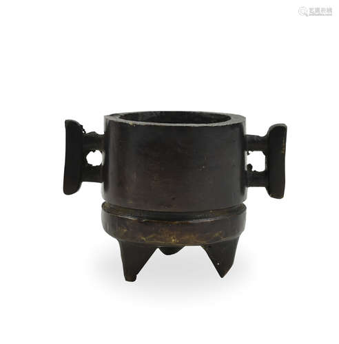 A Small Chinese Bronze Censer