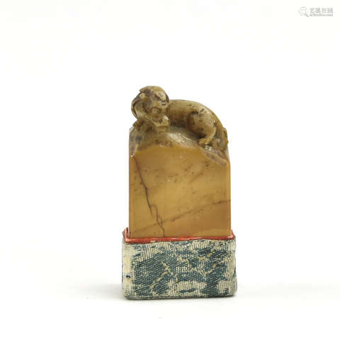 Chinese Shoushan Stone Seal, Qing Dynasty