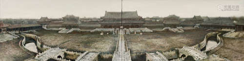 姜国芳 2009年作 太和广场 布面油画