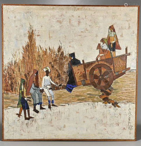Signed Painting by Farokh Contractor