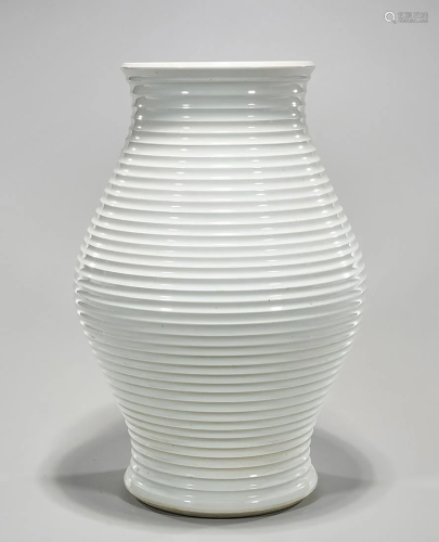 Chinese White Glazed Porcelain Vase