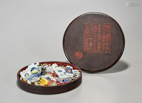 Large Collection of Japanese Ceramic Souvenirs