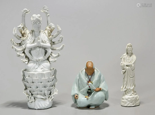 Group of Three Chinese and Japanese Ceramics