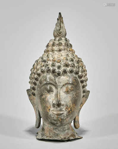 Bronze Head of Buddha