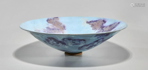 Chinese Jun-Type Porcelain Conical Footed Bowl