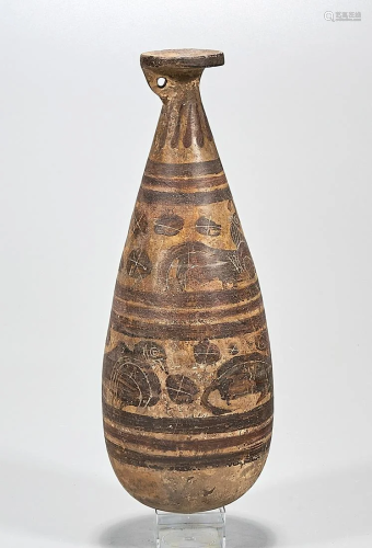 Etrusco-Corinthian Alabastron With Animal Decoration
