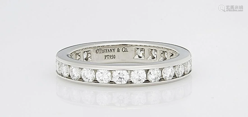 Tiffany and Co. Platinum and Diamond Ring