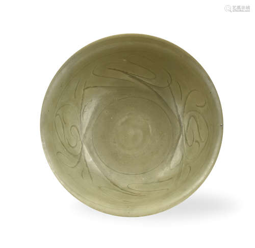 Chinese Yaozhou Ware Celadon Bowl, Yuan Dynasty