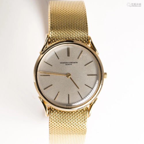 An eighteen karat gold wristwatch, Vacheron &