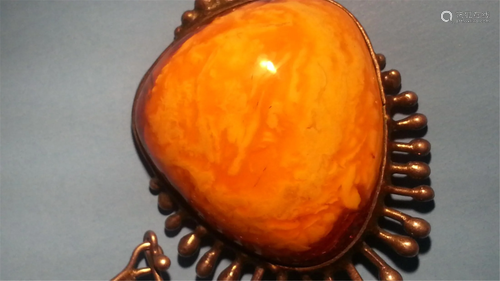 NATURAL BUTTERSCOTCH AMBER NECKLACE