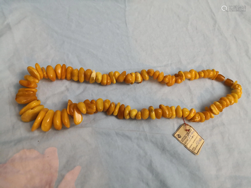 NATURAL BUTTERSCOTCH AMBER NECKLACE