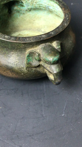 Copper incense burner