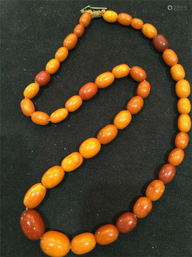 Natural BUTTERSCOTCH AMBER NECKLACE