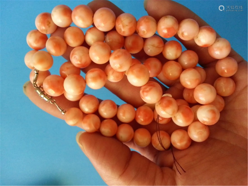 coral necklace