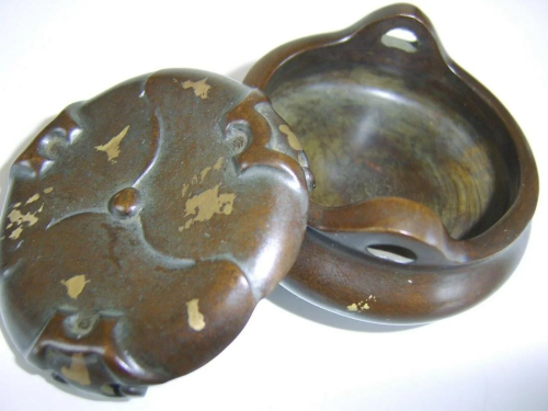 Copper incense burner