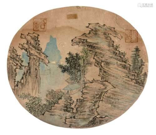 INK AND COLOUR PAINT ON PAPER, Korea, Lee Dynasty …