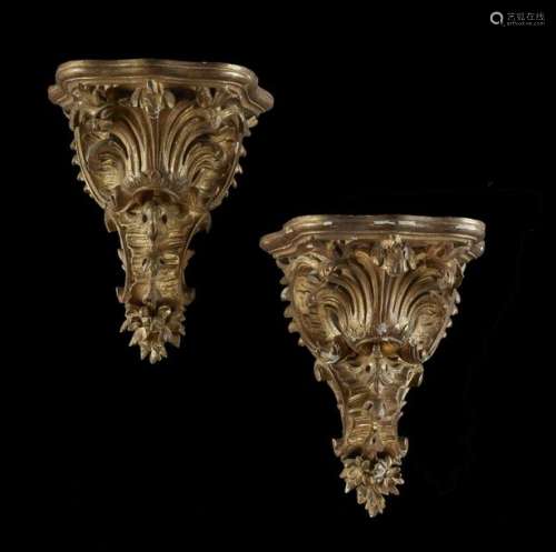 PAIR OF LOUIS PERIOD SCONCE BRACKETS XV