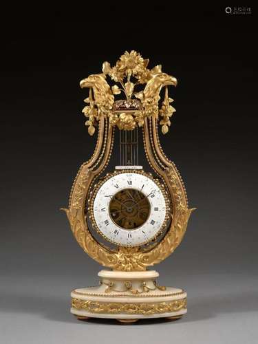 LOUIS PERIOD SKELETON CLOCK XVI