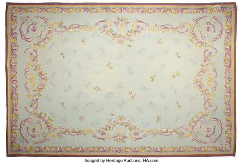 63052: A French Aubusson Carpet, late 19th-early 20th c