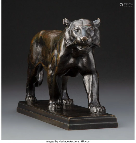 63232: Antoine-Louis Barye (French, 1796-1875) Tiger, m