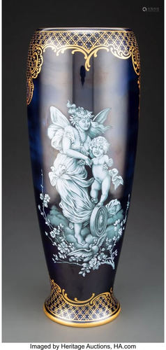 63181: A Meissen Porcelain Vase, 20th century Marks: (c