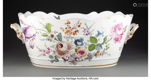 63096: A Meissen Porcelain Fish Basin, Germany, mid-19t