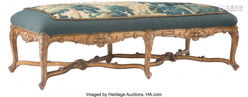 63174: A French Régence-Style Carved Giltwood Au