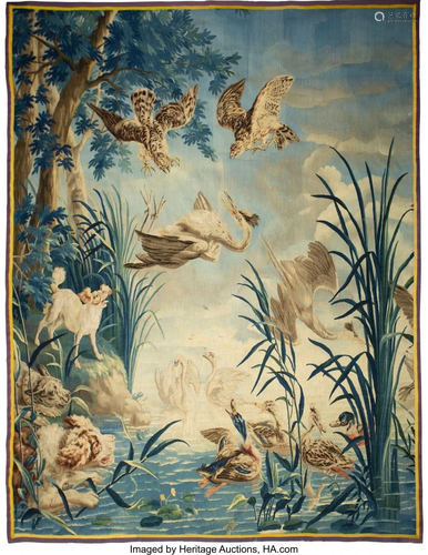 63118: A French Louis XV-Style Aubusson Tapestry, mid-1