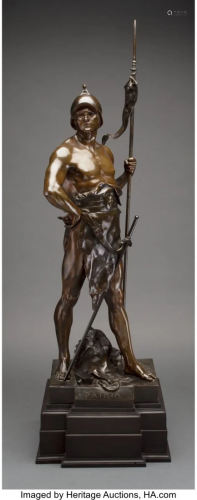 63025: A French Bronze Sculpture after Émile-Lou