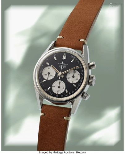 54082: Heuer, Carrera Ref. 2447NST, Val. 72 Chronograph