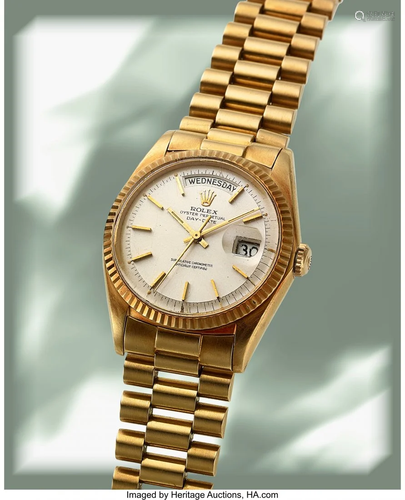 54041: Rolex, Ref. 1803 Gifted by Lyndon B Johnson Fami