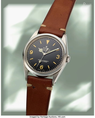 54049: Rolex, Very Desirable Explorer I Ref. 1016, Gilt