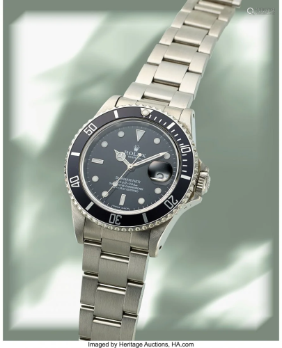 54028: Rolex, Ref. 16800 Submariner Date, Gloss Dial, S