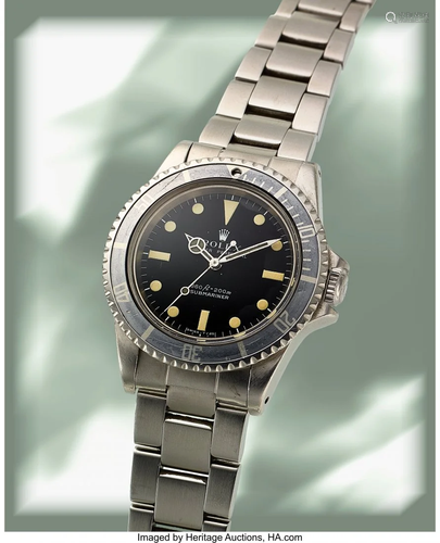 54047: Rolex, Desirable Ref. 5513 Submariner, Matte Ser