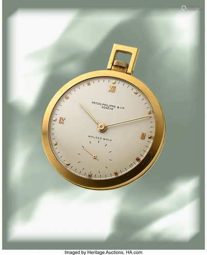 54108: Patek Philippe, Fine and Rare Pocket Watch Retai