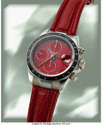 54026: Tudor, Prince Date Automatic Chrono Time, Red 