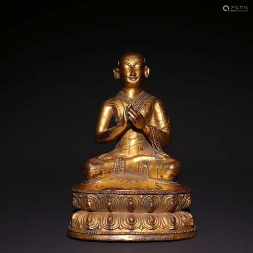 A Gilt Bronze Buddha