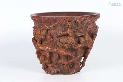 A Bamboo Tree Pattern Cup