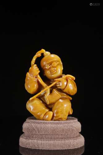 A Tianhuang Stone Figure Ornament