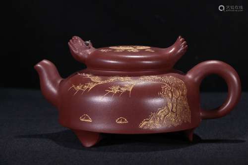 A Zisha Teapot With Mark