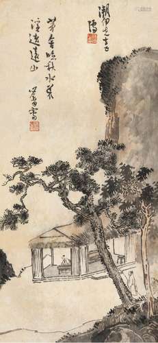 溥心畬(1896-1963) 秋山访友