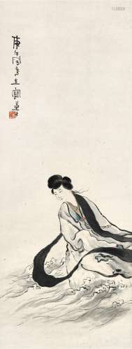 吕凤子(1886-1959) 洛神 庚午（1930年）作