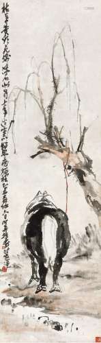 潘天寿(1897-1971) 羁旅思归 乙丑（1925年）作