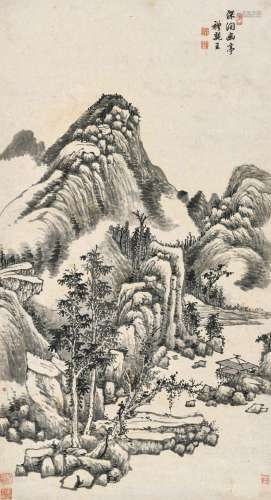 礼亲王永恩(1727-1805) 深涧幽亭